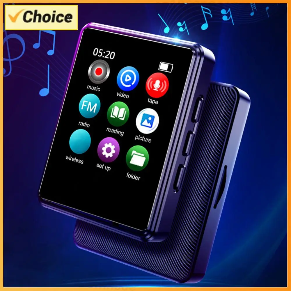 MP3/MP4 FM Radio Recorder Compatible with Bluetooth Digital Audio Player Built in Speaker 128GB 1.77 Inch for Student Daily Use
MP3/MP4 FM Radio Recorder Compatible with Bluetooth Digital Audio Player Built in Speaker 128GB 1.77 Inch for Student Daily Use