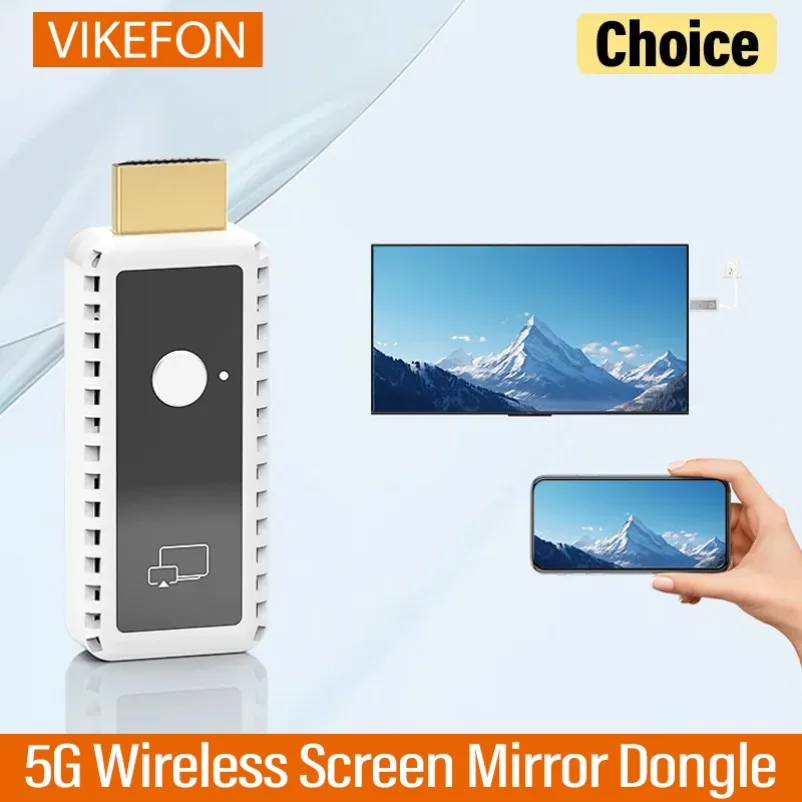 Plug and Play 5G Wireless HDMI-Compatible Screen Cast Dongle Low Latency Mirror Adapter For Projector Monitor TV
Plug and Play 5G Wireless HDMI-Compatible Screen Cast Dongle Low Latency Mirror Adapter For Projector Monitor TV