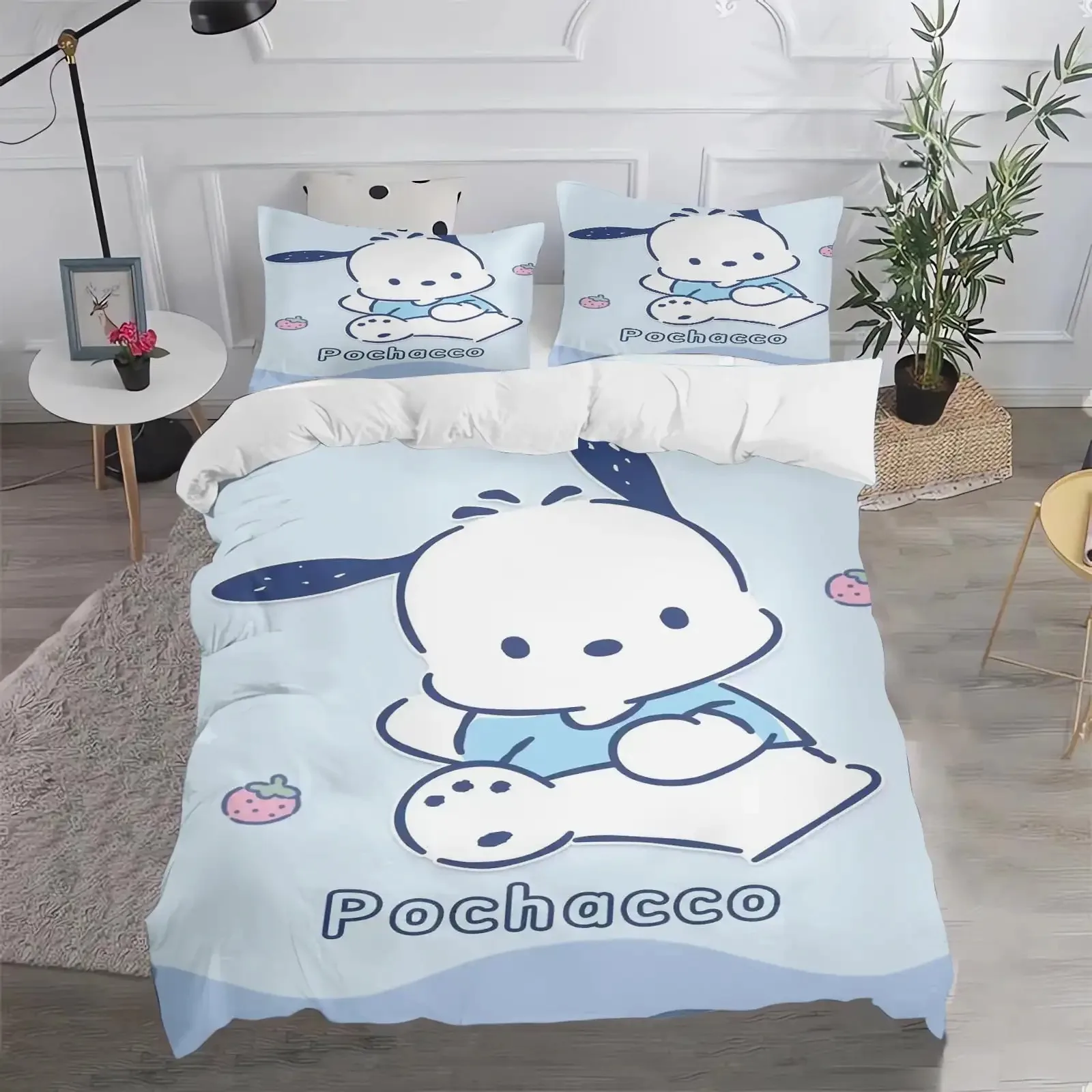 Sanrio Pochacco 3pc Bedding Set Kids Duvet Cover Case Cute Dog Cartoon 3D Print Quilt Cover for Bedroom Decor Birthday Gift
Sanrio Pochacco 3pc Bedding Set Kids Duvet Cover Case Cute Dog Cartoon 3D Print Quilt Cover for Bedroom Decor Birthday Gift