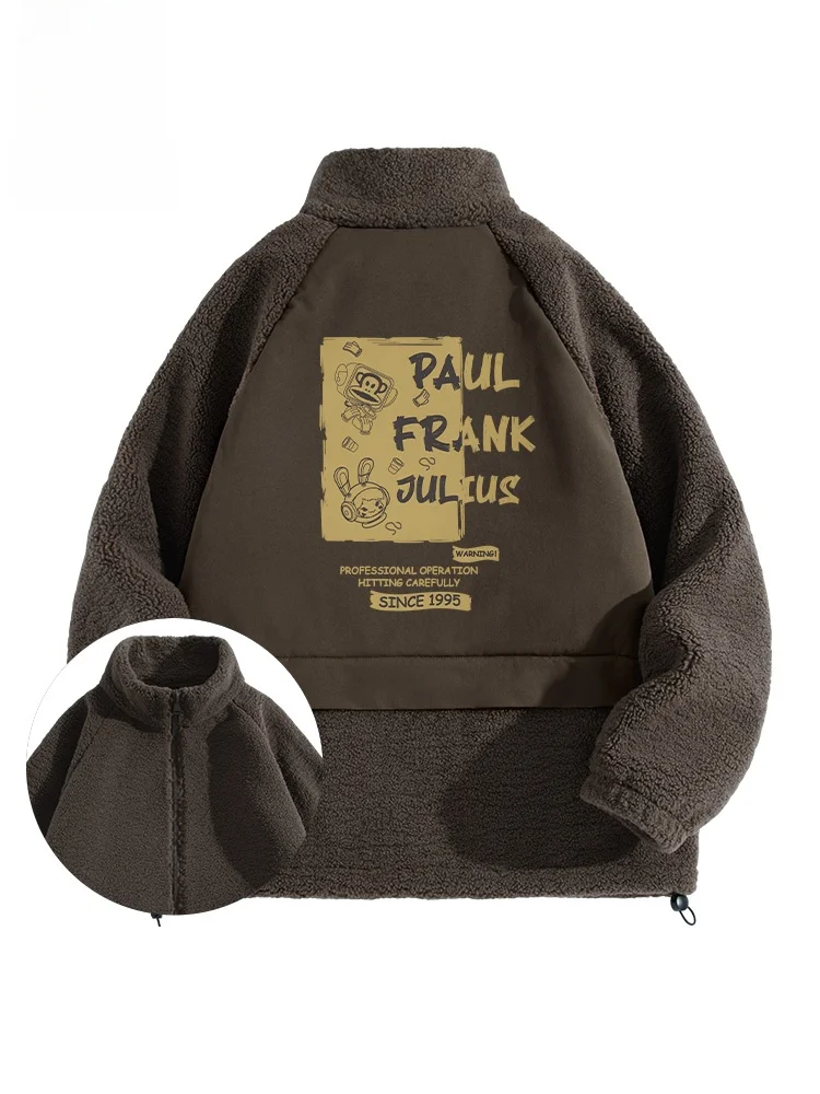 Fce Lined Lamb Velvet Men's Casual Coat Autumn Winter Warm Jaet American Sle Open Cardigan Trendy Youthwear
Fce Lined Lamb Velvet Men's Casual Coat Autumn Winter Warm Jaet American Sle Open Cardigan Trendy Youthwear