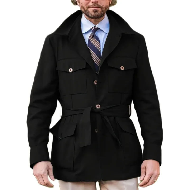 Spring and Autumn Leisure Loose Versatile Men's Multi Pocket Mid Length Top Slim Fit and Anti Windbreaker
Spring and Autumn Leisure Loose Versatile Men's Multi Pocket Mid Length Top Slim Fit and Anti Windbreaker