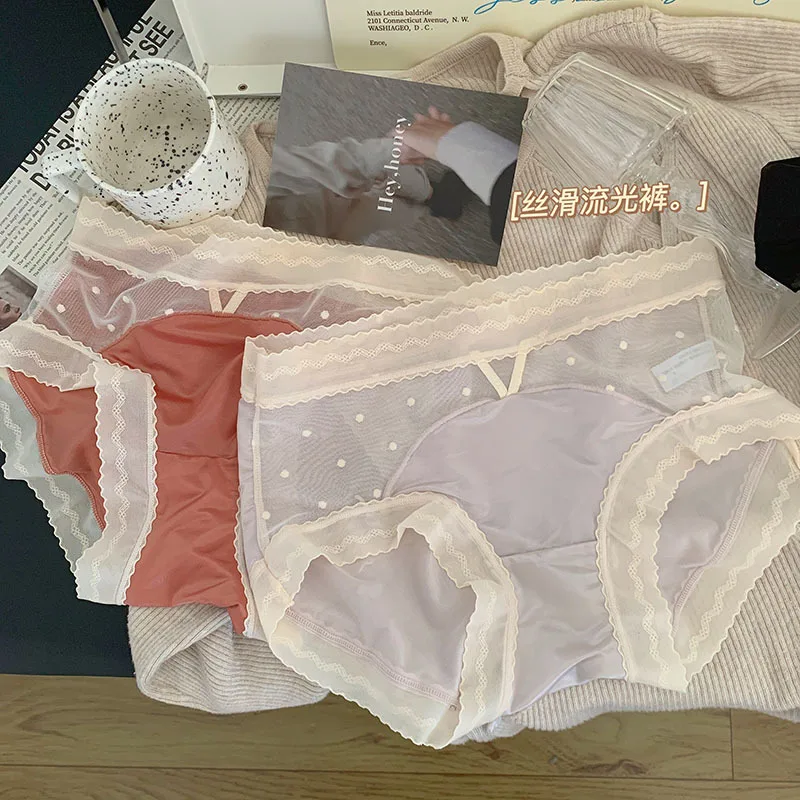 L-XL Women's Underwear Sexy Lace Panties Plus Size Fashion Hollow Briefs Girl's Mid-Waist Polka Dot Underpants Female Lingerie
L-XL Women's Underwear Sexy Lace Panties Plus Size Fashion Hollow Briefs Girl's Mid-Waist Polka Dot Underpants Female Lingerie