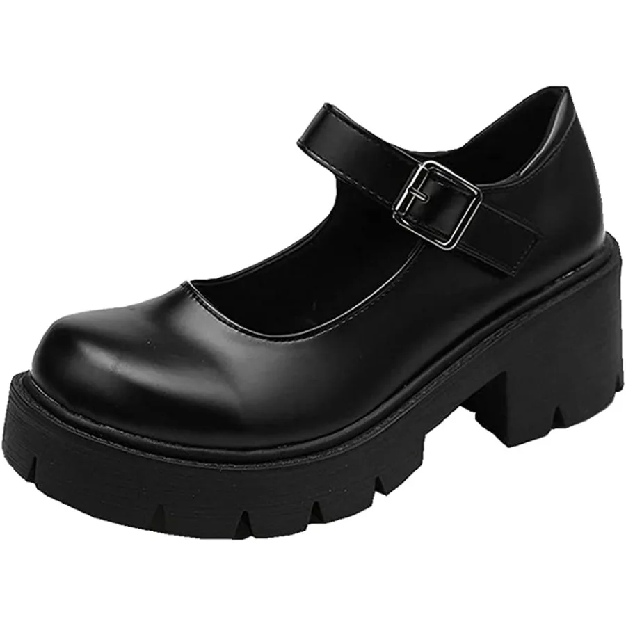 Women's Platform Mary Janes Heart Cat Buckle Rivets Ankle Lolita Gothic Princess Platform Pumps Patent Leather Thorn Vintage Tr
Women's Platform Mary Janes Heart Cat Buckle Rivets Ankle Lolita Gothic Princess Platform Pumps Patent Leather Thorn Vintage Tr