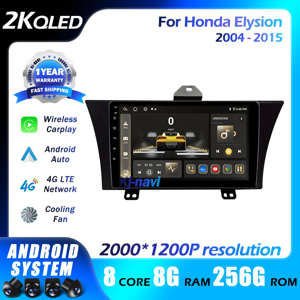 Car Radio Android 14 For Honda Elysion 2004 - 2015 Multimedia Navigation GPS Video Stereo Carplay Monitor Autoradio Player 4G
Car Radio Android 14 For Honda Elysion 2004 - 2015 Multimedia Navigation GPS Video Stereo Carplay Monitor Autoradio Player 4G