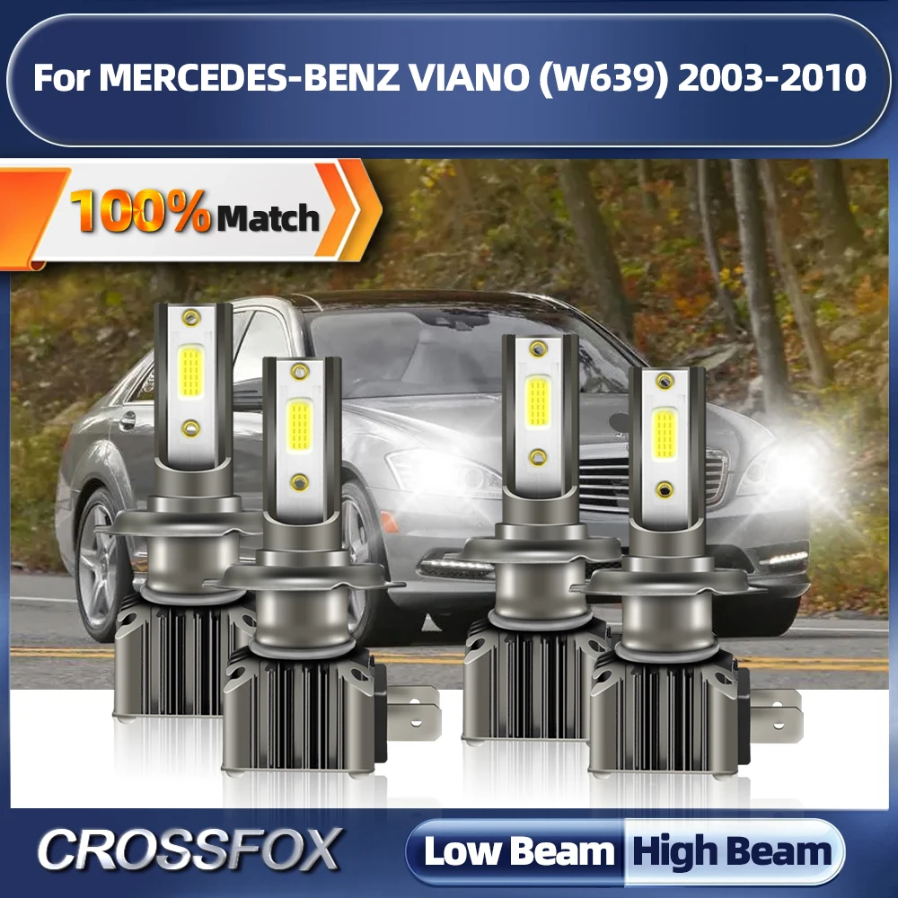 Canbus LED Car Headlight 40000LM Plug And Play Auto Lamps 12V 24V For MERCEDES-BENZ VIANO (W639) 2003-2006 2007 2008 2009 2010
Canbus LED Car Headlight 40000LM Plug And Play Auto Lamps 12V 24V For MERCEDES-BENZ VIANO (W639) 2003-2006 2007 2008 2009 2010