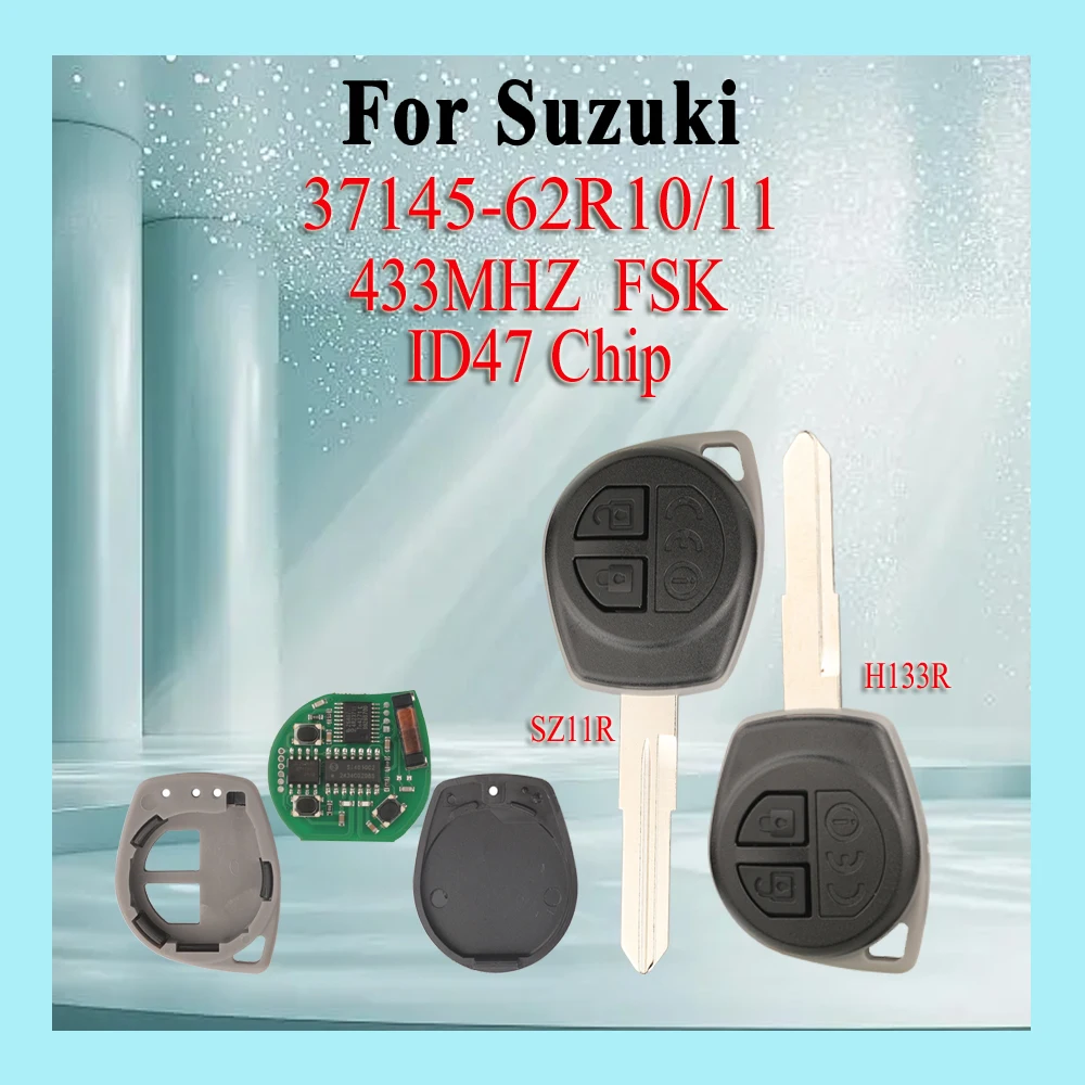 Jingyuqin дистанционный ключ от автомобиля 433 МГц FSK ID47Chip для Suzuki Swift Ignis 37145-62R10 37145-62R11 лезвие ключа SZ11R HU133R
Jingyuqin дистанционный ключ от автомобиля 433 МГц FSK ID47Chip для Suzuki Swift Ignis 37145-62R10 37145-62R11 лезвие ключа SZ11R HU133R