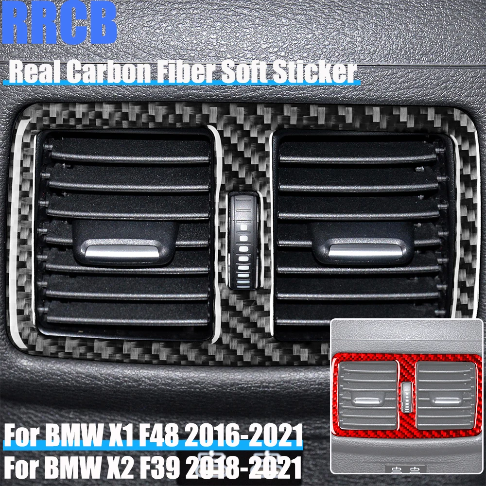 Real Carbon Fiber Car Accessories Rear Center Air Vent Panel Trim Cover Soft Sticker For BMW X1 F48 2016-2021 X2 F39 2018-2021
Real Carbon Fiber Car Accessories Rear Center Air Vent Panel Trim Cover Soft Sticker For BMW X1 F48 2016-2021 X2 F39 2018-2021