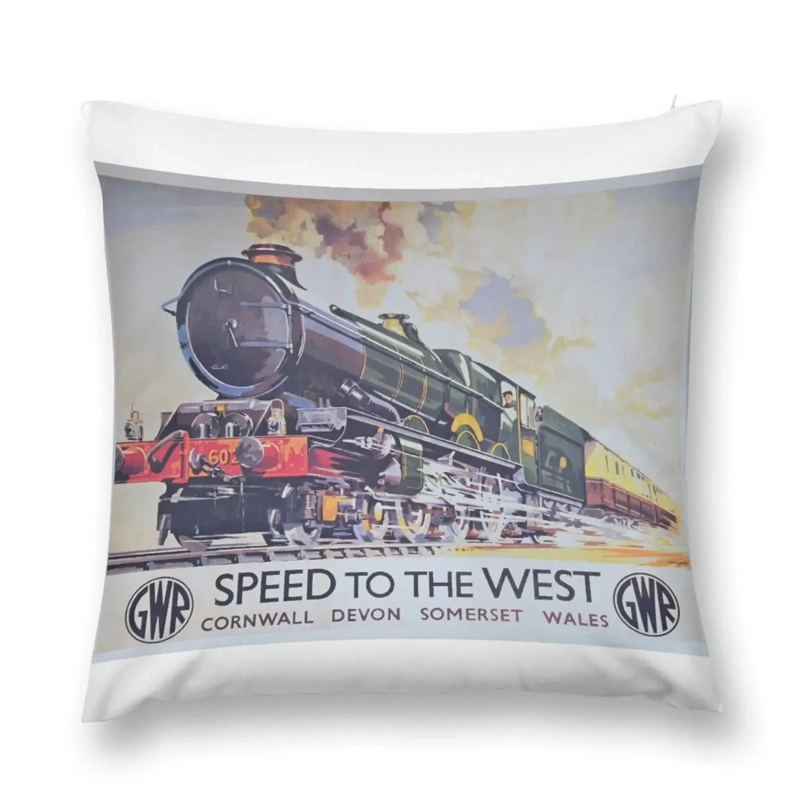 GWR vintage advert 'Speed To The West' Throw Pillow Pillow Case Christmas Decorative Cushion Cover pillow
GWR vintage advert 'Speed To The West' Throw Pillow Pillow Case Christmas Decorative Cushion Cover pillow