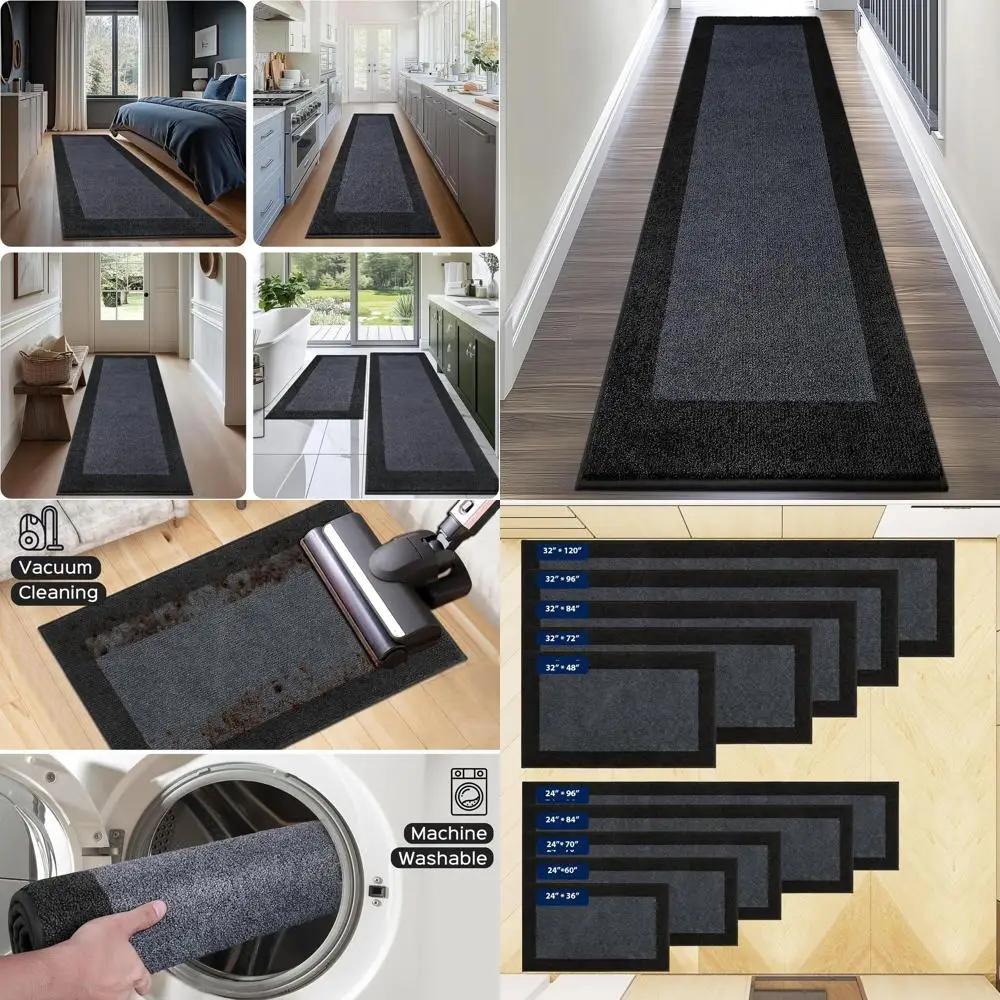 Моющийся нескользящий кухонный коврик 24x96 дюймов, впитывающий напольный коврик для домашней входа и ванной комнаты
Моющийся нескользящий кухонный коврик 24x96 дюймов, впитывающий напольный коврик для домашней входа и ванной комнаты