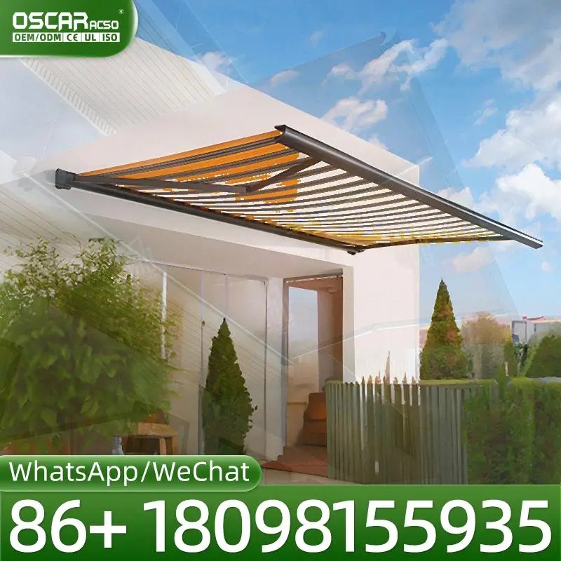 Automatic Retractable Aluminum Awning with LED Lights 7x4m 6x4m for Shop Rainproof Outdoor Use Retractable Awning
Automatic Retractable Aluminum Awning with LED Lights 7x4m 6x4m for Shop Rainproof Outdoor Use Retractable Awning