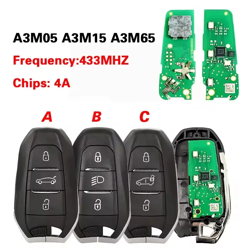 Сменный смарт-брелок KEYECU, 434 МГц, чип HITAG AES 4A A3M05 A3M65 A3M15 для Peugeot 308 408 5008 Citroen C3 C4
Сменный смарт-брелок KEYECU, 434 МГц, чип HITAG AES 4A A3M05 A3M65 A3M15 для Peugeot 308 408 5008 Citroen C3 C4