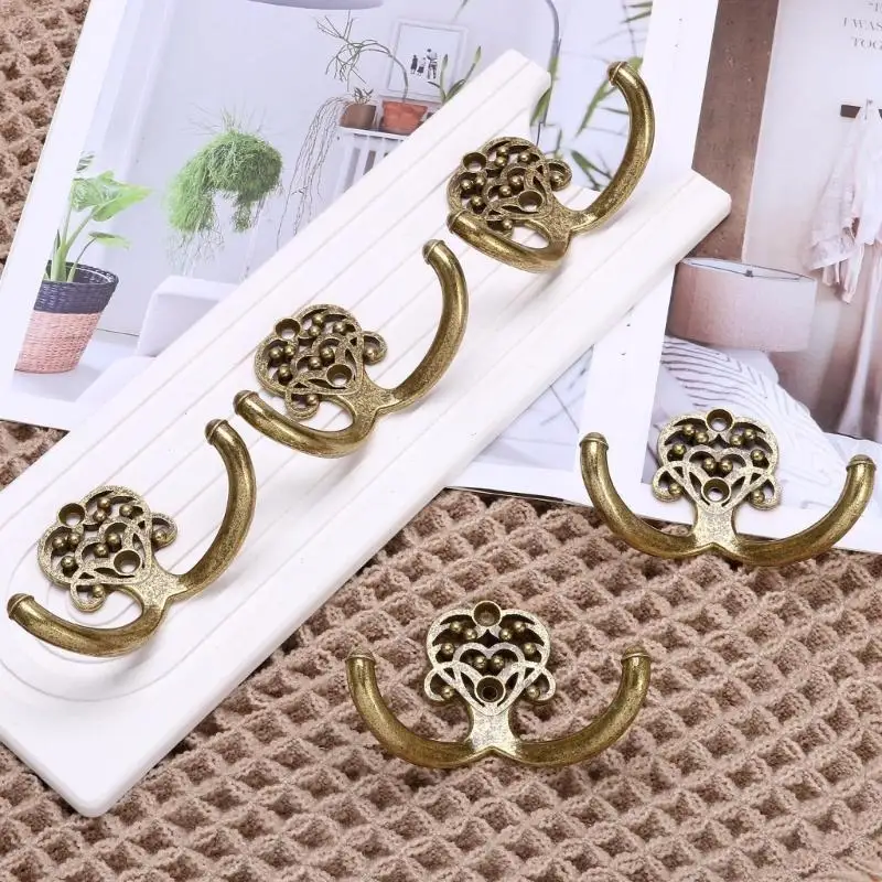 5Pack Retros Decorative Coat Hook Durability Rustproof Wall Hook For Coat Hat Towels Bathroom Bedroom M4YD
5Pack Retros Decorative Coat Hook Durability Rustproof Wall Hook For Coat Hat Towels Bathroom Bedroom M4YD