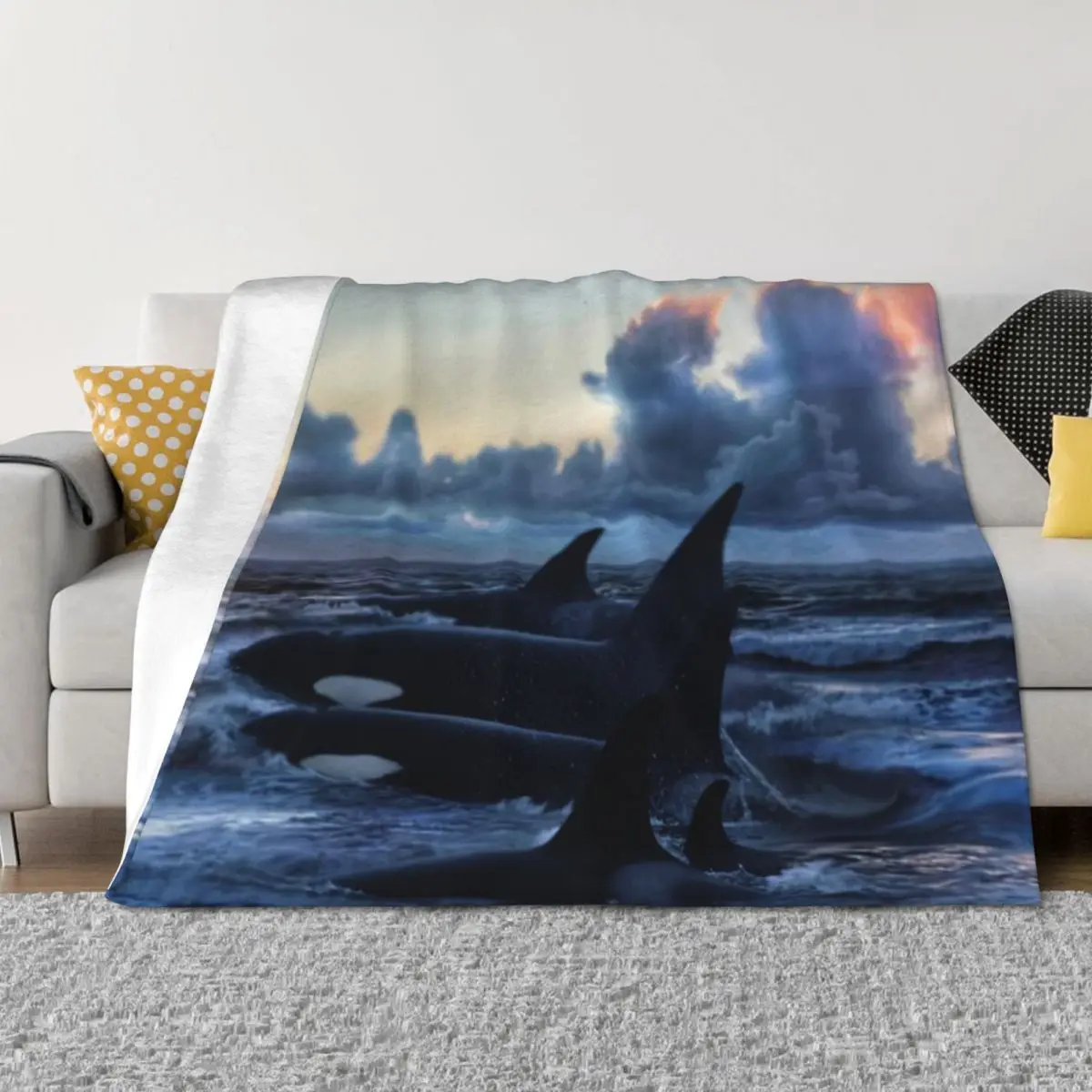 Orca Sunrise Throw Blanket manga warm for winter Sofa Throw Decorative Beds Blankets
Orca Sunrise Throw Blanket manga warm for winter Sofa Throw Decorative Beds Blankets