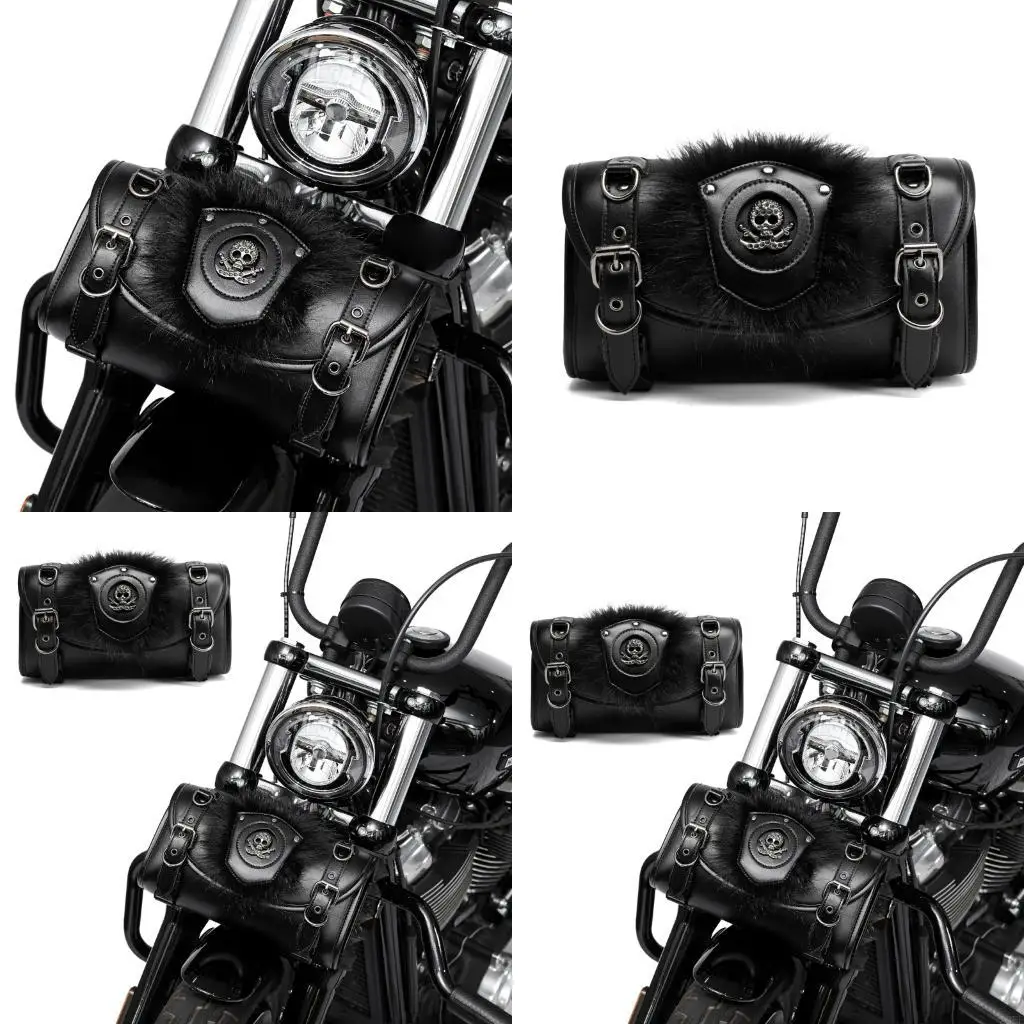 Unique Punk Design Bike Front Bag PU Leather Strong Travel Tool Carry Motorcycle Accessory Storage Bag for Bike H9EE
Unique Punk Design Bike Front Bag PU Leather Strong Travel Tool Carry Motorcycle Accessory Storage Bag for Bike H9EE