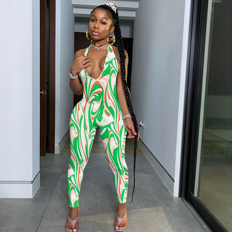 Multi-Color Aesthetic Printing Jumpsuits for Women Sleeveless Backless Body-Shaping Bodycon Clubwer Rompers Female Sexy Overalls
Multi-Color Aesthetic Printing Jumpsuits for Women Sleeveless Backless Body-Shaping Bodycon Clubwer Rompers Female Sexy Overalls