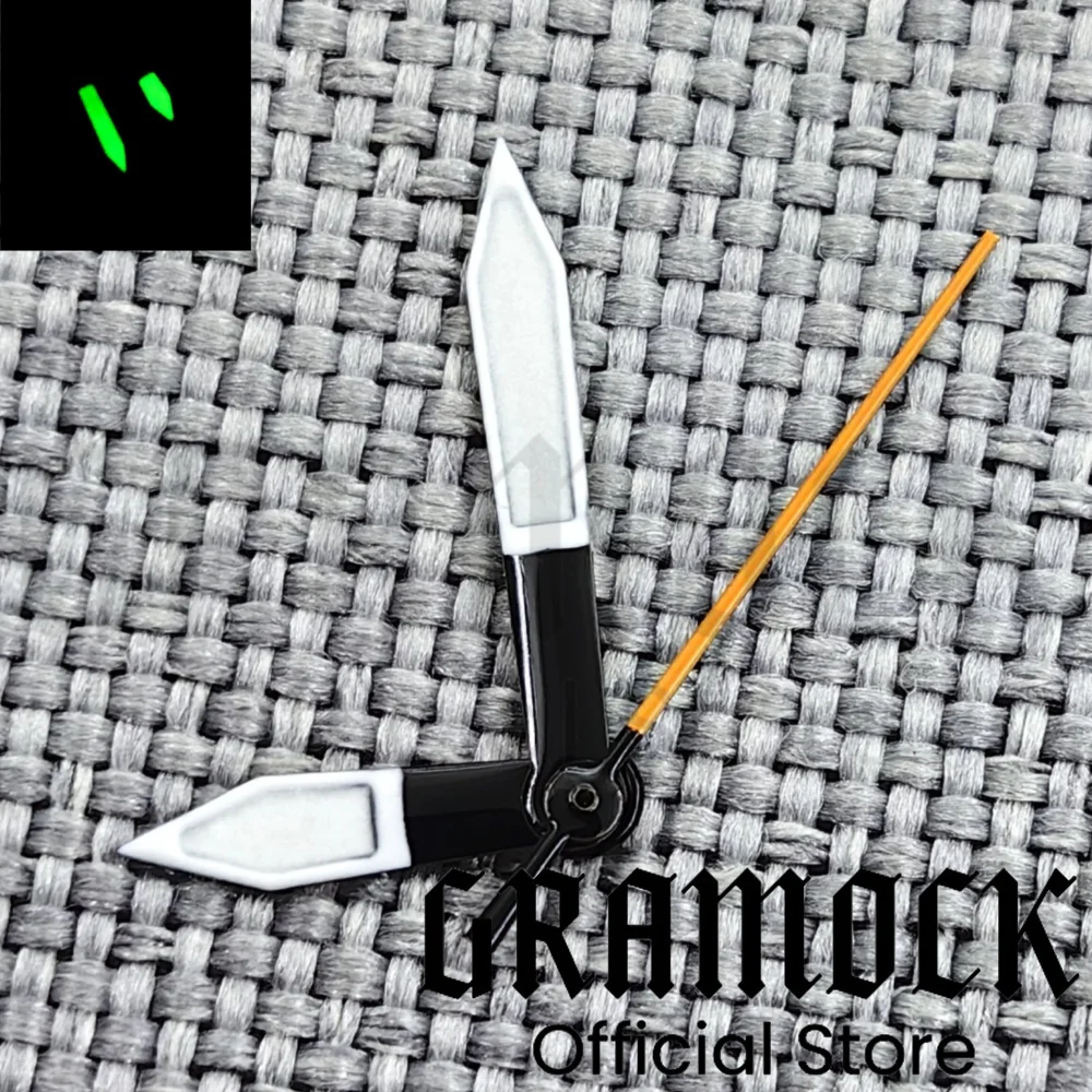 Черно-белые стрелки часов Gramock, зеленые светящиеся стрелки, подходят для механизма NH34 NH35 NH36 NH38 NH39 NH70 NH72
Черно-белые стрелки часов Gramock, зеленые светящиеся стрелки, подходят для механизма NH34 NH35 NH36 NH38 NH39 NH70 NH72