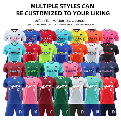 Adult Kids Football Jersey Men Boy Customize Soccer Uniforms Kit Sports Clothes Women Futsal Sportswear Training Tracksuit Child