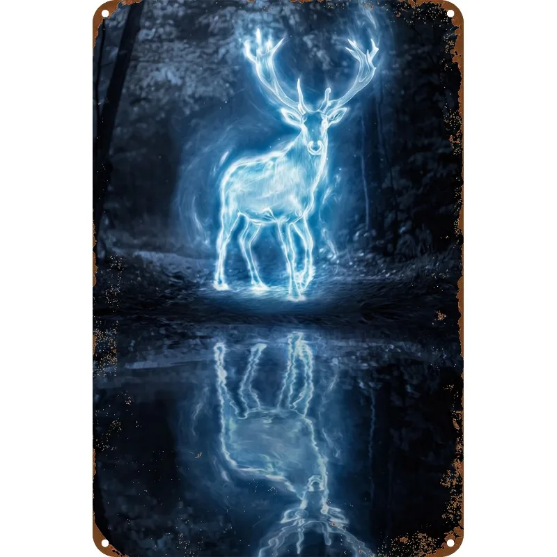 Mystical Forest Deer Aluminum Wall Sign, Vintage 8x12 Inch Metal Plaque with Blue Light Effect for Home, Office, Cafe, Pub Decor
Mystical Forest Deer Aluminum Wall Sign, Vintage 8x12 Inch Metal Plaque with Blue Light Effect for Home, Office, Cafe, Pub Decor