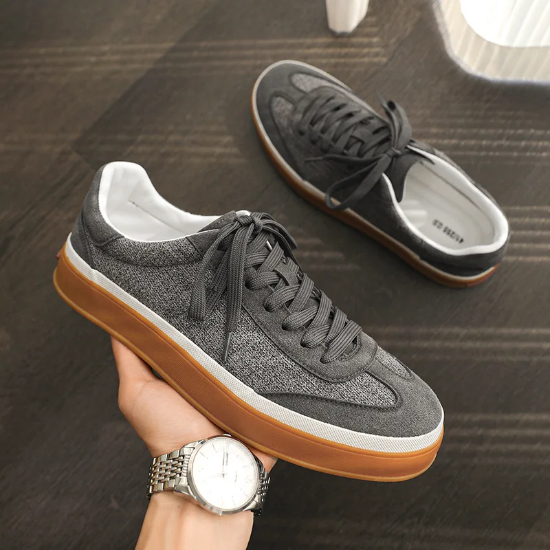 Fashionabl Men's Shoes Comfortable Breathable Men's Sneakers and Casual Shoes Trend Platform Bread Shoes for Men Tenis Masculino
Fashionabl Men's Shoes Comfortable Breathable Men's Sneakers and Casual Shoes Trend Platform Bread Shoes for Men Tenis Masculino