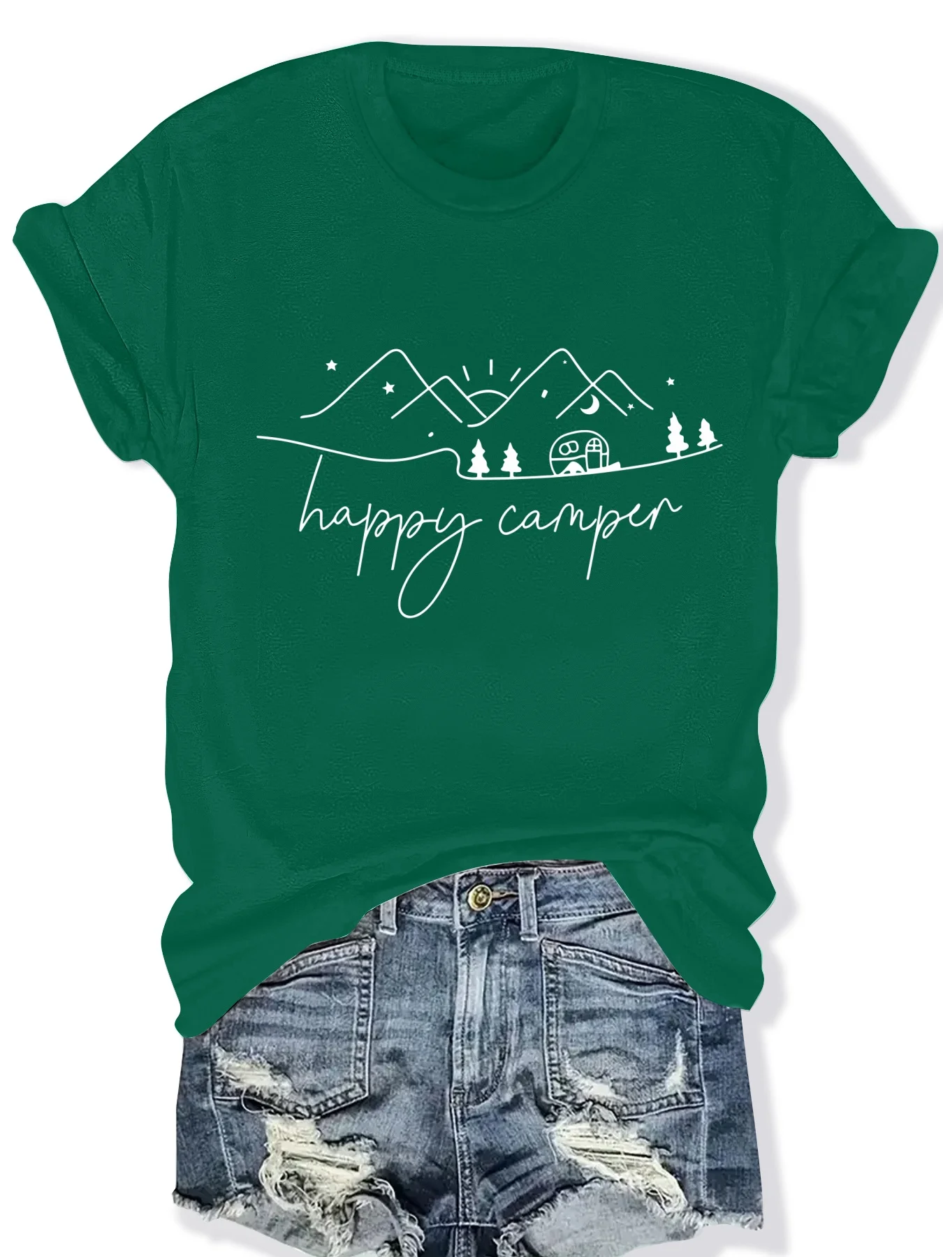 Модная женская футболка с круглым вырезом и коротким рукавом, с принтом в виде букв, повседневный удобный женский топ
Модная женская футболка с круглым вырезом и коротким рукавом, с принтом в виде букв, повседневный удобный женский топ