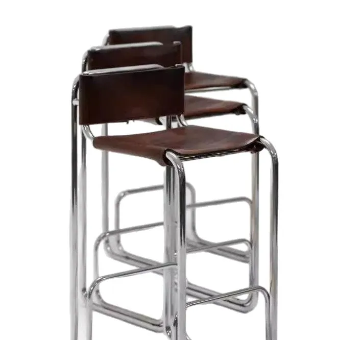 Simple modern metal dining chair Nordic style high bar chair foldable
Simple modern metal dining chair Nordic style high bar chair foldable