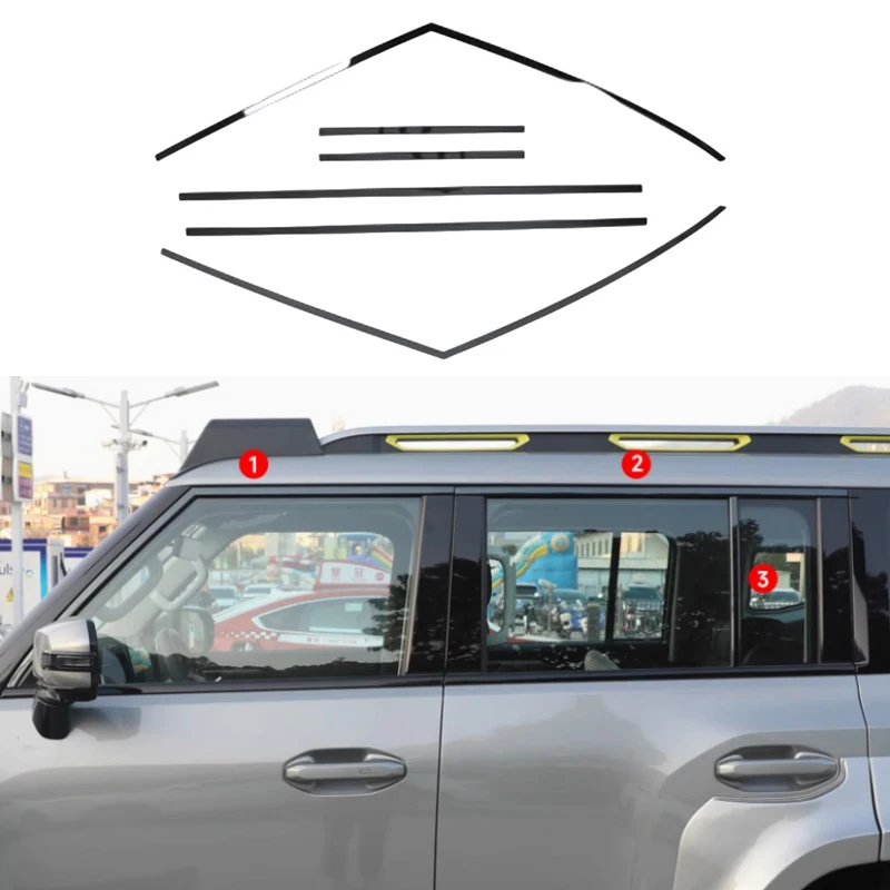 Car Window Trim Fit for JETOUR Traveler T2 2023-2024 Modification Auto Stainless Steel Window Trim Car Exterior Accessories
Car Window Trim Fit for JETOUR Traveler T2 2023-2024 Modification Auto Stainless Steel Window Trim Car Exterior Accessories