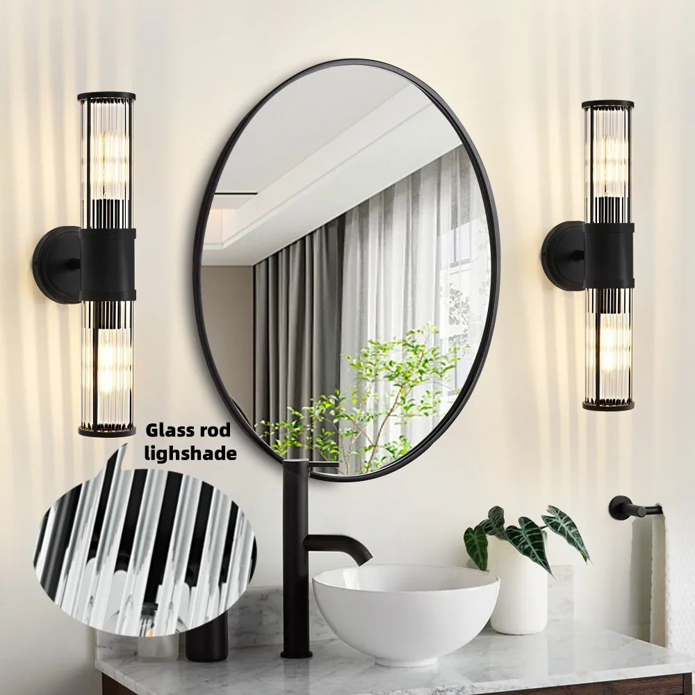 FKL Nordic Glass Wall Lamp Bathroom Mirror Light Cloakroom Bedroom Vanity Lamp Living Room Sconces Stairs Balcony Porch Light
FKL Nordic Glass Wall Lamp Bathroom Mirror Light Cloakroom Bedroom Vanity Lamp Living Room Sconces Stairs Balcony Porch Light