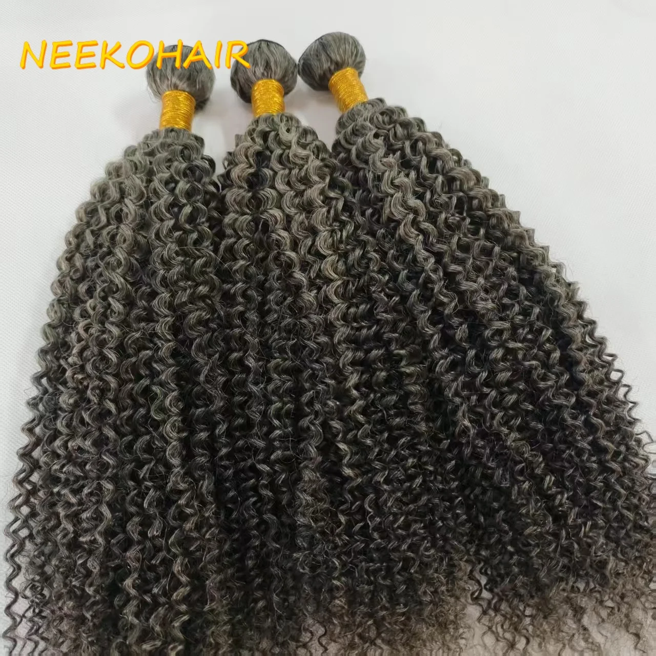 35%Black And 65% Gray Color Highlighted Hair Bundles 4B 4C Kinky Curly Remy Human Hair Weave With Highlights 100G
35%Black And 65% Gray Color Highlighted Hair Bundles 4B 4C Kinky Curly Remy Human Hair Weave With Highlights 100G