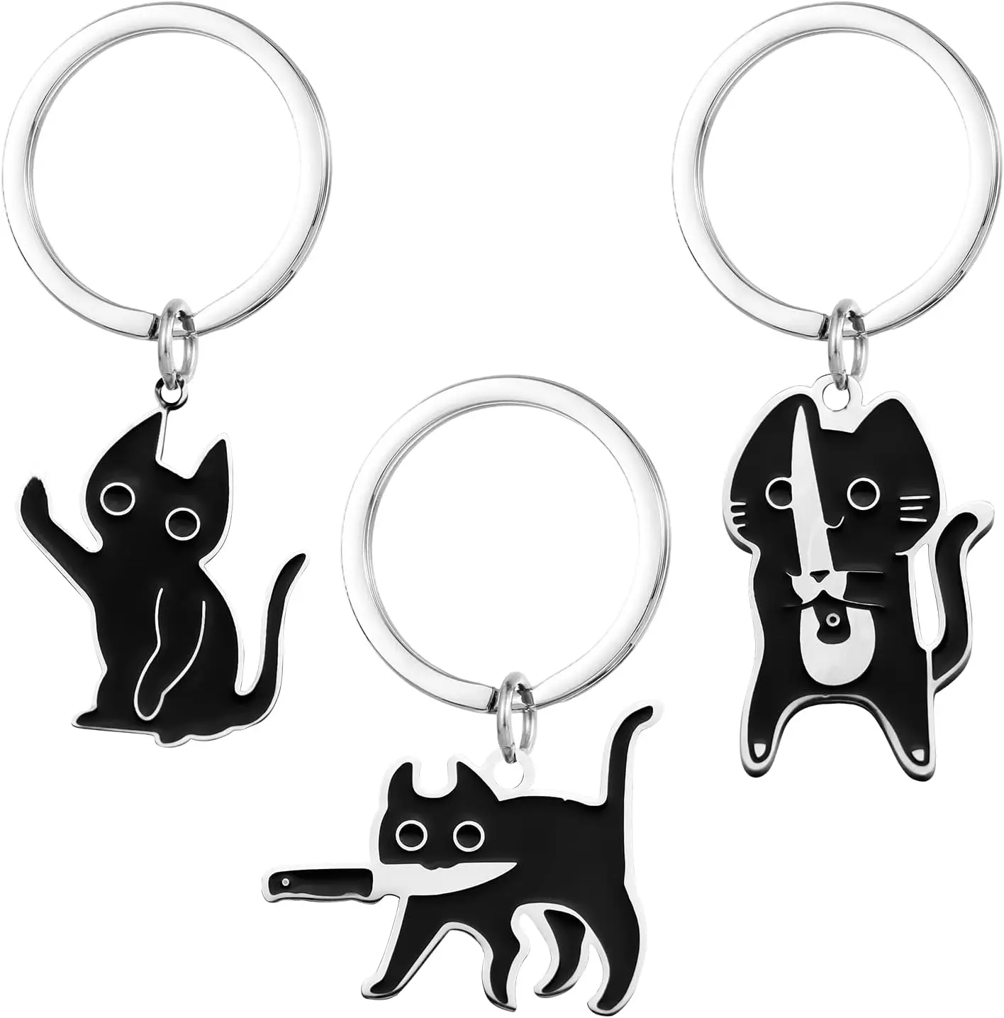 Cute Black Cat Cool Stuff Keychain for Women Men Cool Stuff Cats Decor Funny Halloween Christmas
Cute Black Cat Cool Stuff Keychain for Women Men Cool Stuff Cats Decor Funny Halloween Christmas