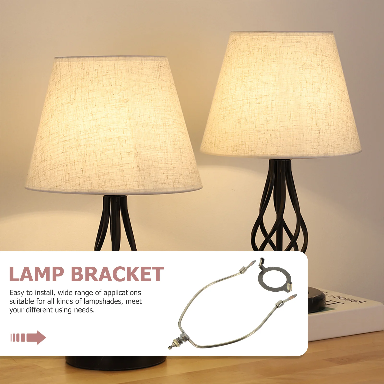 2pcs Lamp Shade Harp Holder Alloy Metal Horn Frame For Floor Table Lampshade E27 Rust Resistant Durable Lamp Harp Accessory
2pcs Lamp Shade Harp Holder Alloy Metal Horn Frame For Floor Table Lampshade E27 Rust Resistant Durable Lamp Harp Accessory