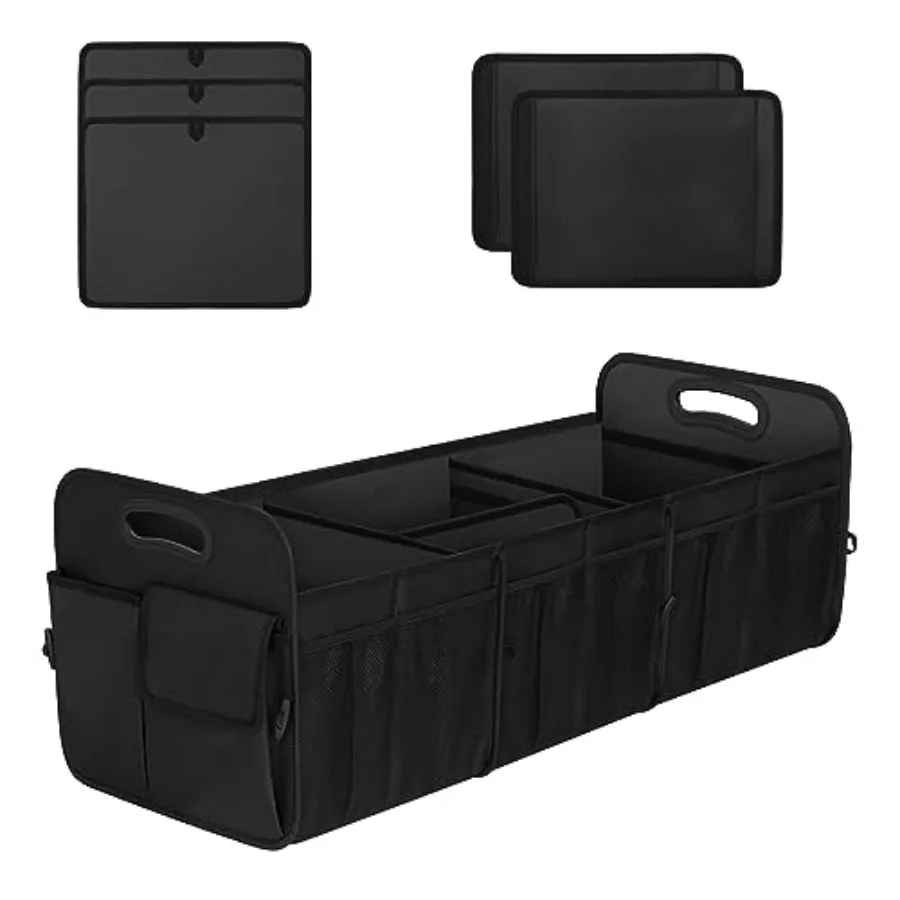 Large Ccity Trunk Organizer Waterproof Car Accessory Non-Slip Foldable Suitable for All Vehicles Black
Large Ccity Trunk Organizer Waterproof Car Accessory Non-Slip Foldable Suitable for All Vehicles Black
