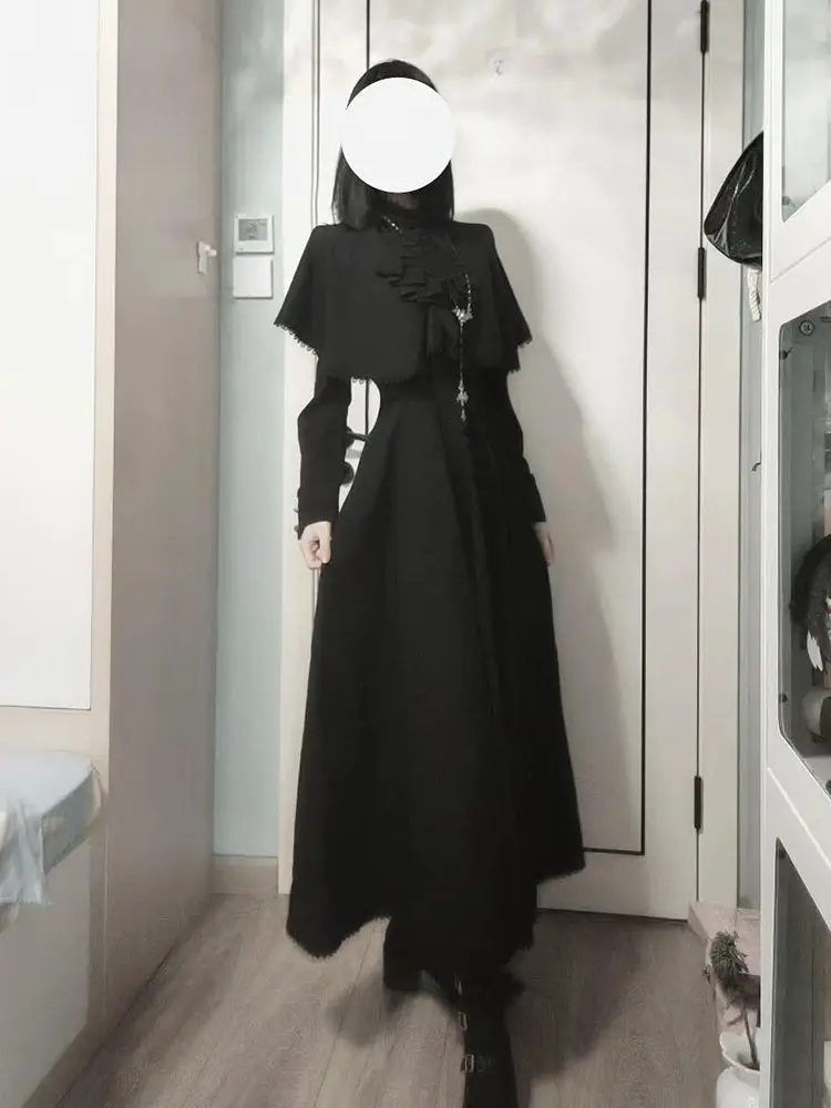 2025 New Harajuku Vintage Lolita The Wizard's Law Japanese Gothic Dark Dress Punk Design Lolita Long Sleeve Dresses Shawl Sets
2025 New Harajuku Vintage Lolita The Wizard's Law Japanese Gothic Dark Dress Punk Design Lolita Long Sleeve Dresses Shawl Sets