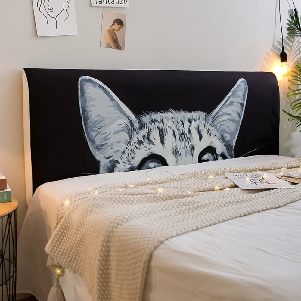 Elastic Bed Head Cover Cartoon Dustproof Headboard Cover Cat Pattern Skin-friendly Feel Bedside Cover Decoration
Elastic Bed Head Cover Cartoon Dustproof Headboard Cover Cat Pattern Skin-friendly Feel Bedside Cover Decoration