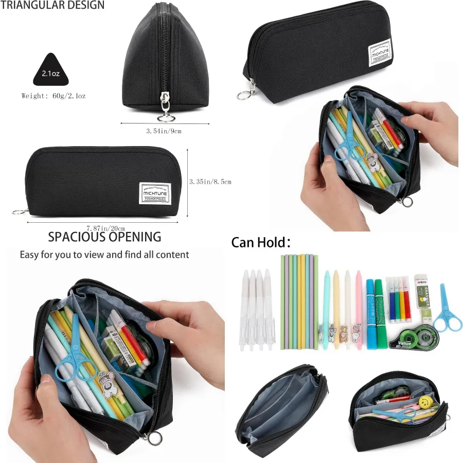 Большой открывающийся пенал с застежкой-молнией для офиса и путешествий. Портативная многоцелевая сумка-органайзер для канцелярских принадлежностей. Идеально подходит для использования.
Большой открывающийся пенал с застежкой-молнией для офиса и путешествий. Портативная многоцелевая сумка-органайзер для канцелярских принадлежностей. Идеально подходит для использования.