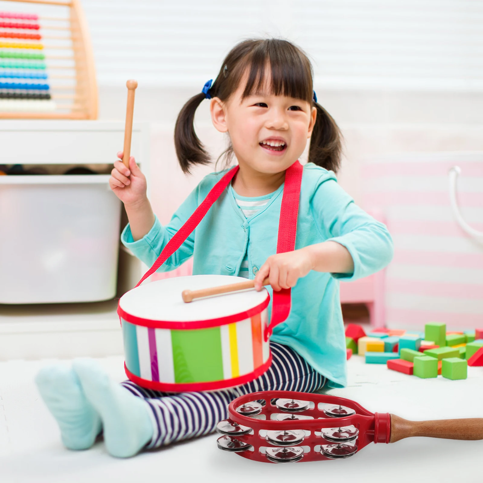 Orff Music Toys Bell Ringing Christmas Musical Percussion Instrument Hand Drum Handhold Wooden Bells with Handle Desk
Orff Music Toys Bell Ringing Christmas Musical Percussion Instrument Hand Drum Handhold Wooden Bells with Handle Desk