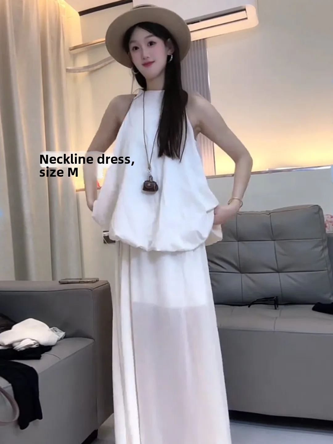 2026 New Fashion Women's Sleeveless High Waist Skirt Set Comfortable Neck Hanging Style Summer Outfit Polyester Fiber Princes...
2026 New Fashion Women's Sleeveless High Waist Skirt Set Comfortable Neck Hanging Style Summer Outfit Polyester Fiber Princes...