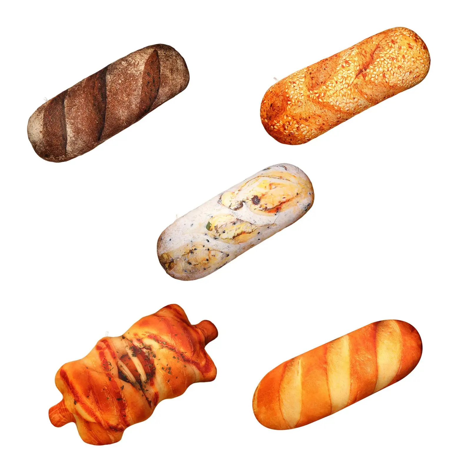 5 Pieces Bread Plush Toy Cute Soft Toy Back Cushion Hot Dog Pillow for Napping Bedroom
5 Pieces Bread Plush Toy Cute Soft Toy Back Cushion Hot Dog Pillow for Napping Bedroom