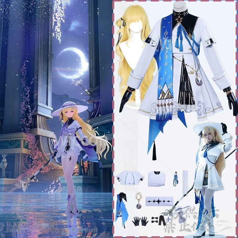 Anime Game Wuthering Waves Cosplay Phoebe Noble Court Styles Blue Dress Lolita Hat Wigs Cos Jirai Kei Girls Costume Comic Con
Anime Game Wuthering Waves Cosplay Phoebe Noble Court Styles Blue Dress Lolita Hat Wigs Cos Jirai Kei Girls Costume Comic Con