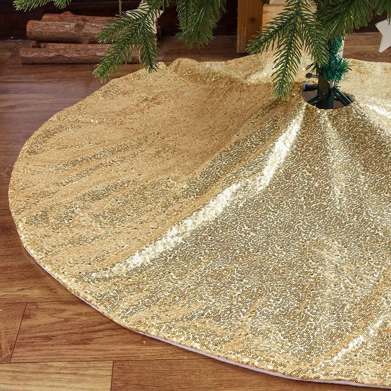 Solid Color Sequin Christmas Tree Skirt 90Cm/120Cm Tree Bottom Decorative Floor Mat 2Pcs Xmas Arrangements Decor Supplies
Solid Color Sequin Christmas Tree Skirt 90Cm/120Cm Tree Bottom Decorative Floor Mat 2Pcs Xmas Arrangements Decor Supplies