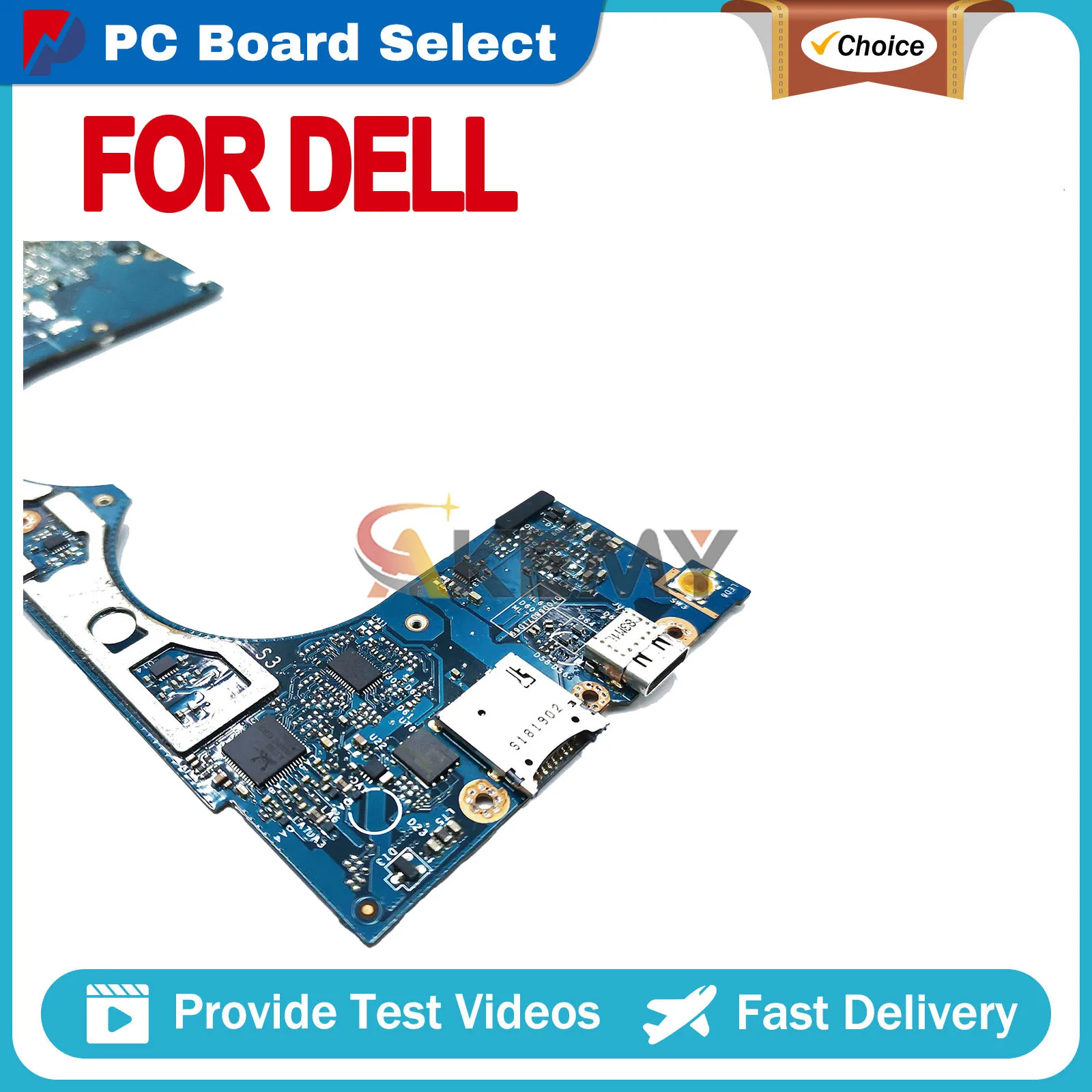 LA-E671P Mainboard For DELL XPS 13 9370 Laptop Motherboard I5 I7 8th Gen CPU 8G/16G RAM CN-0W970W YPVJW 0JCHK7 N01X1 DW2T5
LA-E671P Mainboard For DELL XPS 13 9370 Laptop Motherboard I5 I7 8th Gen CPU 8G/16G RAM CN-0W970W YPVJW 0JCHK7 N01X1 DW2T5