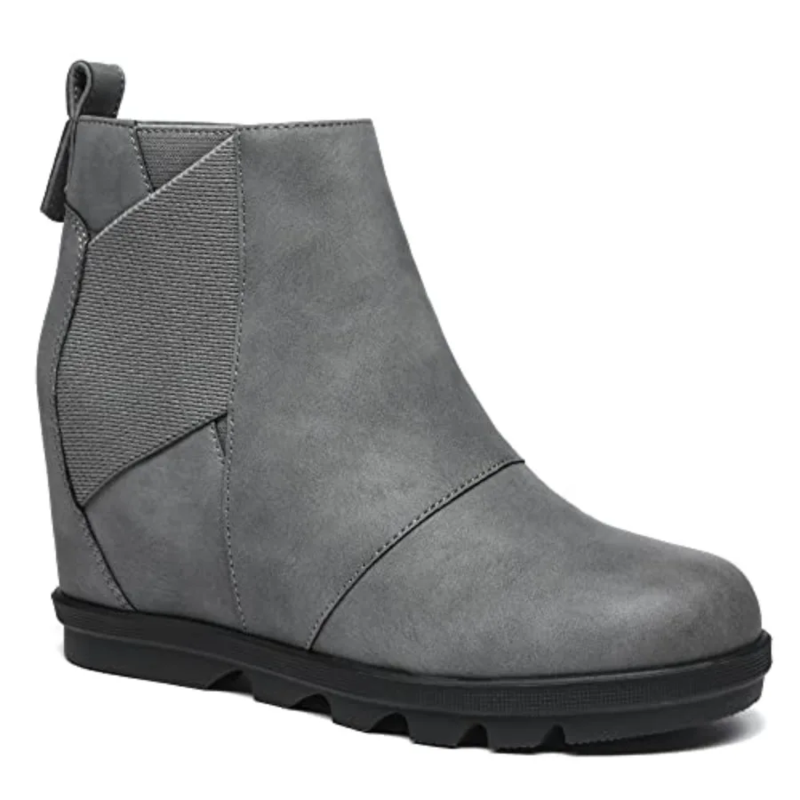 Athlefit Women's Wedge Boots Comfortable Ankle Wedge Booties
Athlefit Women's Wedge Boots Comfortable Ankle Wedge Booties