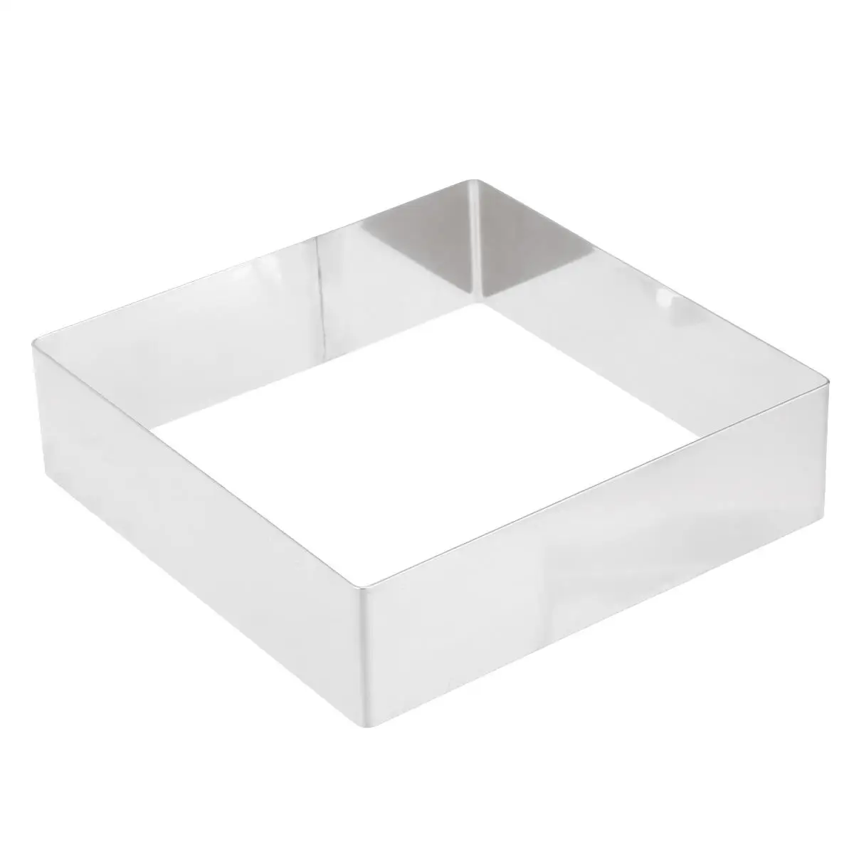 Square Stainless Steel Cake Ring Mold for Baking Mousse Dessert Non Stick Pastry Shelf Rings Premium Reusable
Square Stainless Steel Cake Ring Mold for Baking Mousse Dessert Non Stick Pastry Shelf Rings Premium Reusable
