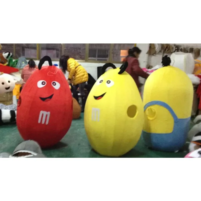 Chocolate M beans Mascot Adult Size Fancy Dress Funny Red and Yellow Mascot Costume Cartoon Appearl Halloween Birthday Cosplay
Chocolate M beans Mascot Adult Size Fancy Dress Funny Red and Yellow Mascot Costume Cartoon Appearl Halloween Birthday Cosplay