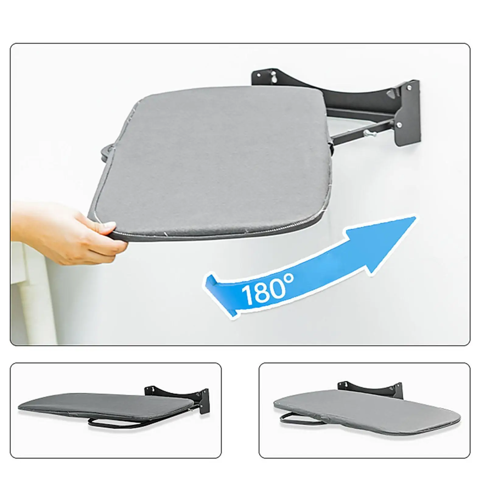 Folding Ironing Board Ironing Station Fold Down with Heat Resistant Cover Wall Mounted Iron Board for Laundry Rooms Household
Folding Ironing Board Ironing Station Fold Down with Heat Resistant Cover Wall Mounted Iron Board for Laundry Rooms Household