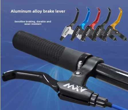 Mountain bike aluminum alloy brake handle disc line brake hand handle front and rear universal V handle bike accessories
Mountain bike aluminum alloy brake handle disc line brake hand handle front and rear universal V handle bike accessories