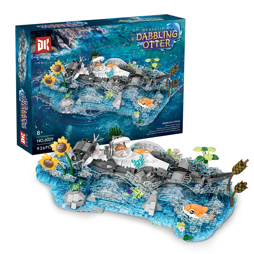 ecosystem Series Otter playing in water Model Building Blocks Aquatic Cute Animal Assembled Bricks Toys DIY Kids Gift Ornaments
ecosystem Series Otter playing in water Model Building Blocks Aquatic Cute Animal Assembled Bricks Toys DIY Kids Gift Ornaments