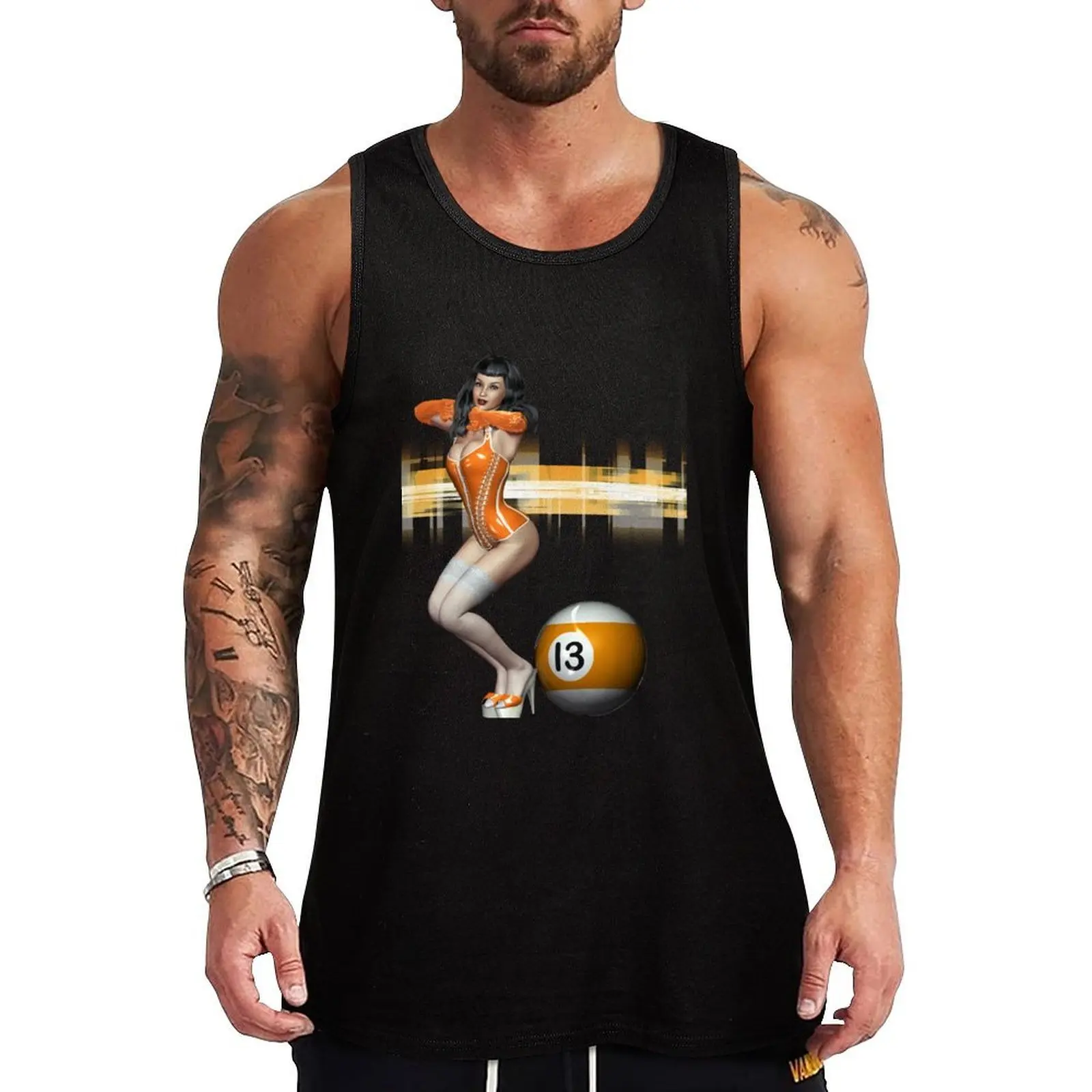 Poolgames 2009 - No. 13 Tank Top Casual Daily Wear Tank Top Relaxed Fit Soft Shirt
Poolgames 2009 - No. 13 Tank Top Casual Daily Wear Tank Top Relaxed Fit Soft Shirt