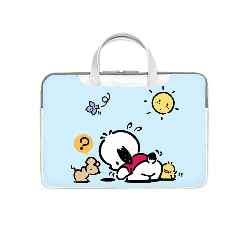 Популярная аниме-периферия Pochacco, сумка для ноутбука, милый большой вместительный органайзер для планшета, сумка с героями мультфильмов, чехол для ноутбука 12, 13, 14, 15, 16 дюймов 
Популярная аниме-периферия Pochacco, сумка для ноутбука, милый большой вместительный органайзер для планшета, сумка с героями мультфильмов, чехол для ноутбука 12, 13, 14, 15, 16 дюймов