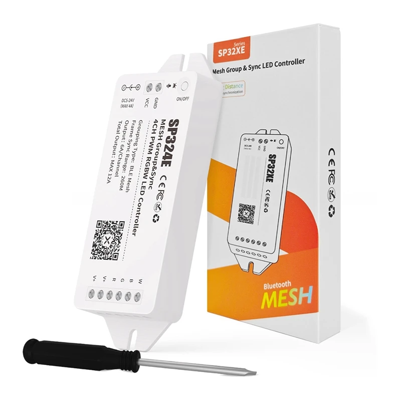 AA94-SP324E MESH Network Synchronous 4CH RGBW LED Controller, Long-Distance Lighting Effect Frame Synchronization, Wide Range
AA94-SP324E MESH Network Synchronous 4CH RGBW LED Controller, Long-Distance Lighting Effect Frame Synchronization, Wide Range