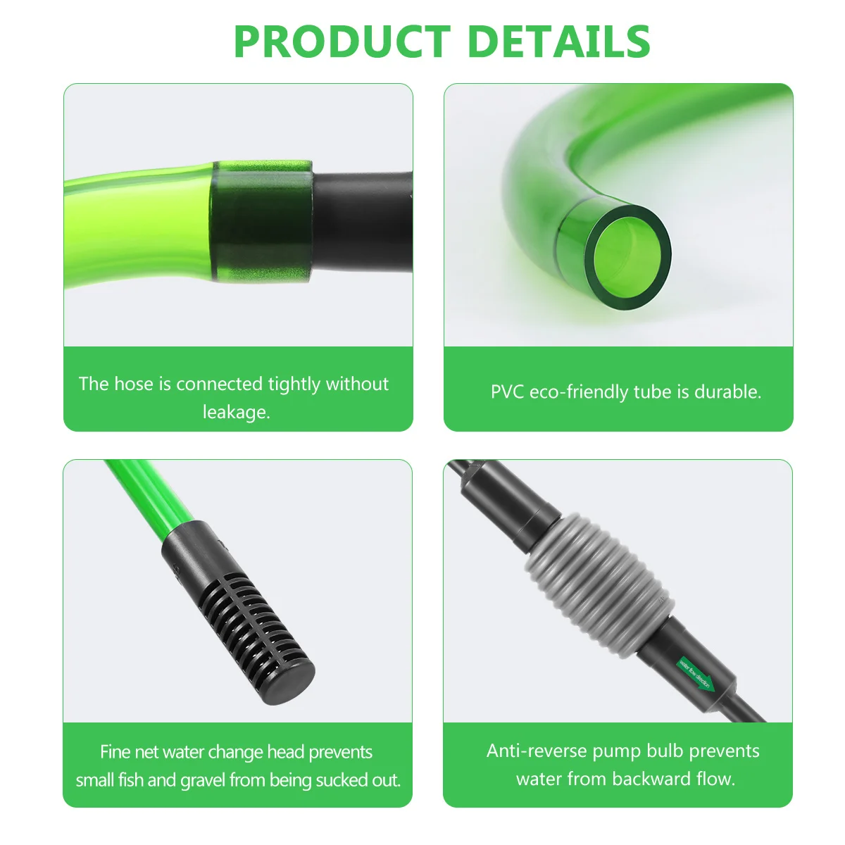 1Pcs Fish Tank Cleaner Aquariums 3 in 1 Water Changer Vacuum Pump Siphon Gravel Cleaner Fish Safe Tool Tool Aquarium Vacuum 
1Pcs Fish Tank Cleaner Aquariums 3 in 1 Water Changer Vacuum Pump Siphon Gravel Cleaner Fish Safe Tool Tool Aquarium Vacuum